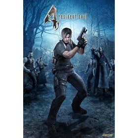 Resident Evil 4 (Group in Woods) Art Poster Print - 24" X 36"
