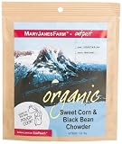 MaryJanesFarm Sweet Corn & Black Bean Chowder, 3.0-Ounce Bags (Pack of 6)