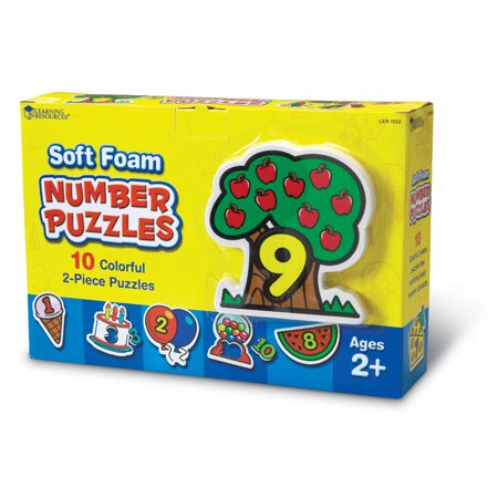 Childrens Toyshop  Toys : Learning Resources Soft Foam Counting Puzzles