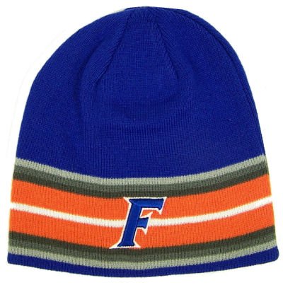 FLORIDA GATORS REVERSIBLE BEANIE KNIT HAT BY TOP OF THE WORLD