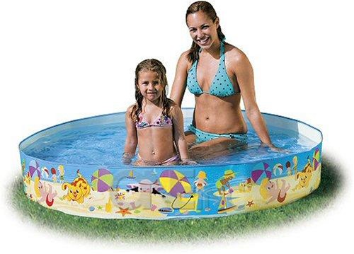 Childrens Toyshop  Toys : 5' x 10" BEACH DAYS SNAPSET PADDLING POOL