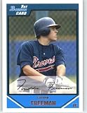 2007 Bowman Draft Draft Picks #BDPP12 Freddie Freeman - Atlanta Braves (XRC - Rookie Card / Prospect)(Baseball Cards)