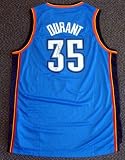 Kevin Durant Oklahoma City Thunder NBA Autographed/Hand Signed Authentic Style Blue Jersey
