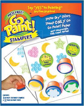 Childrens Toyshop  Toys : Go Paint! Stampers Set
