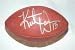 Autographed Kurt Warner NFL Football