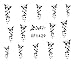 Nail Art Water Butterfly Water Nail Art Decal / Tattoo / Sticker