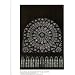 Professionally Framed Jean de Chelles Rose Window Art Print Poster - 8x10 with RichAndFramous Black Wood Frame