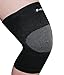 Knee Compression Support Sleeve by BracePal For Fast Pain Relief & Injury Prevention (Large, Black)