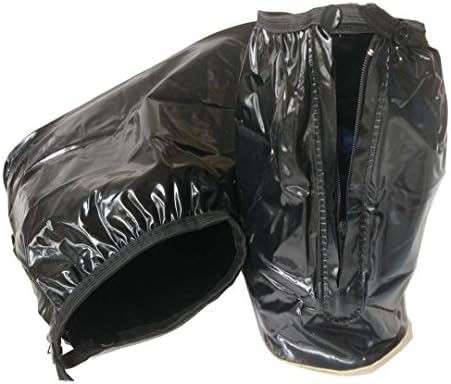 Luv Home Men Anti-slip Reusable Shoe Covers Waterproof Rain Boot Overshoes Black, XL