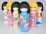 Iwako Japanese Erasers Kokeshi Dolls Set of 6