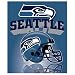 Seattle Seahawks Light Weight Fleece NFL Blanket (Grid Iron) (50"x60")