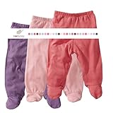 Baby Soy 3-piece Footie Pant Set for Girls