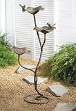 37 Ornate Standing Flower & Cardinal Standing Bird Feeder
