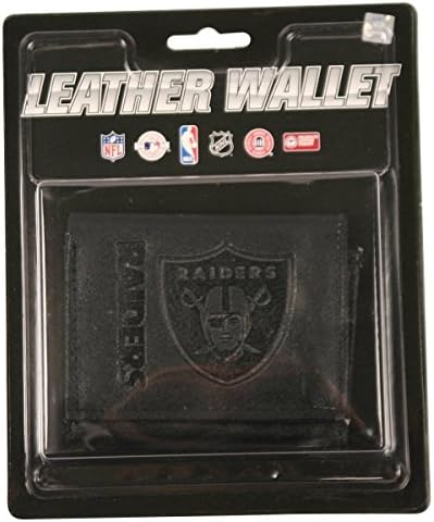 NFL Leather Wallet - Oakland Raiders - Black