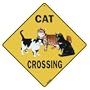 Cat Crossing Sign