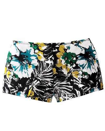 Boy-leg bikini bottom