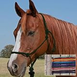 PNW Select 1/4 Charity Rope Horse Halter - Hunter Green for National 4-H Council