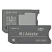 Memory Stick M2 Standard and M2 Duo adaptors