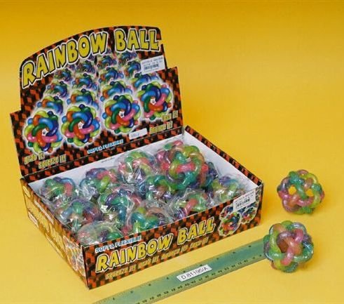 Childrens Toyshop  Toys : Knotted Glitter Jet Ball 2 PER PACK(D81195A)