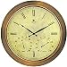 Infinity Instruments Indoor/Outdoor Metal Weather Clock