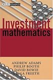 Investment Mathematics