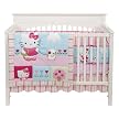 Bedtime Originals Hello Kitty and Puppy 4-Piece Baby Crib Bedding Set - Pink