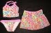 Girls 2 PC Multi Dots set w/Matching Skirt Image
