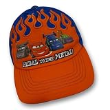 Disney Pixar Cars Lightning Mcqueen Flames Blue and Orange