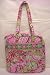 Vera Bradley Tall Zip Tote Bag Purse Pinwheel Pink