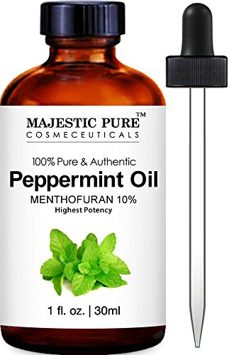 Majestic Pure Peppermint Essential Oil, 100% Pure and Authentic, 10% MenthoFuran, 1 fl. oz