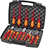 Knipex 989831US 10 -Piece Insulated High Leverage Industrial Tool Set
