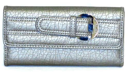 Nine West Bistro Checkbook Secretary (Pewter)