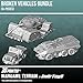 Broken Vehicles Bundle, Terrain Scenery for Tabletop 28mm Miniatures Wargame, 3D Printed and Paintable, EnderToys