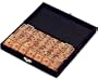 Domino Double 6 Gold Marbleized Tiles Jumbo Tournament Size