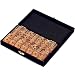 Domino Double 6 Gold Marbleized Tiles Jumbo Tournament Size
