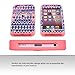 iPod Touch 6 Case,iPod Touch 5 Case,ULAK Anti Slip Anti-Scratch iPod Touch Case Shockproof Protective Cover with Hybrid High Soft Silicone + Hard PC Case(Reverie/Neo Red)