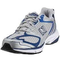 New Balance Men's Silver/Blue Trainer