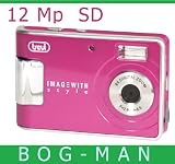 12MP 2,0 DIGITALKAMERA FOTO SD|MMC CAMCORDER Fuchsia