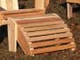 Oversized Adirondack Chair With Ottoman