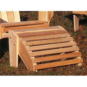 Oversized Adirondack Chair With Ottoman by 