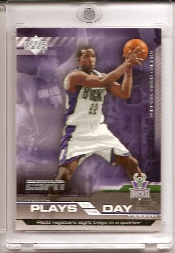 Cheap 2005 /06 Upper Deck ESPN Michael Redd "Plays of the Day" Basketball Card - Mint Condition- Shipped In Protective Screwdown Case !