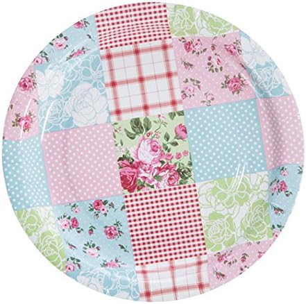 Flower Party Dinner Plates.! Cake Tea Party Plates (8 Packs)
