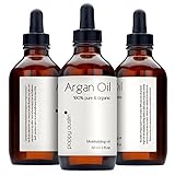 Poppy Austin 100% Pure Argan Oil for Hair and Skin. An Exquisite Triple Purified Moroccan Argan Oil. Made by Hand, Cold Pressed and Responsibly Source
