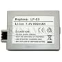 Kinamax LP-E5 / LPE5 Replacement Battery for Canon EOS Digital Rebel XS, Canon EOS Digital Rebel XSi