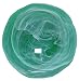 Colorful Recycled Art Glass Emerald Green Large Lip Bowl 15.5"D