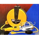 Buy 50 Ft Retractable Cord Reel W Work Light - UL
