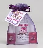 Piggy Paint Girls Rule Gift Set. (Pink) 2 Polishes and a Remover! The Kid-Friendly, Non-Toxic Nailpolish!