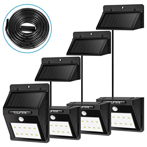 Illunite solar light 10 ultra bright leds motion sensor…