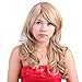 HDE Womens Long Wavy Wig Curly Glamour Hair Style for Halloween Cosplay Costumes (Dirty Blonde)