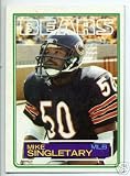 Mike Singletary Chicago Bears 1983 Topps Rookie Card #38